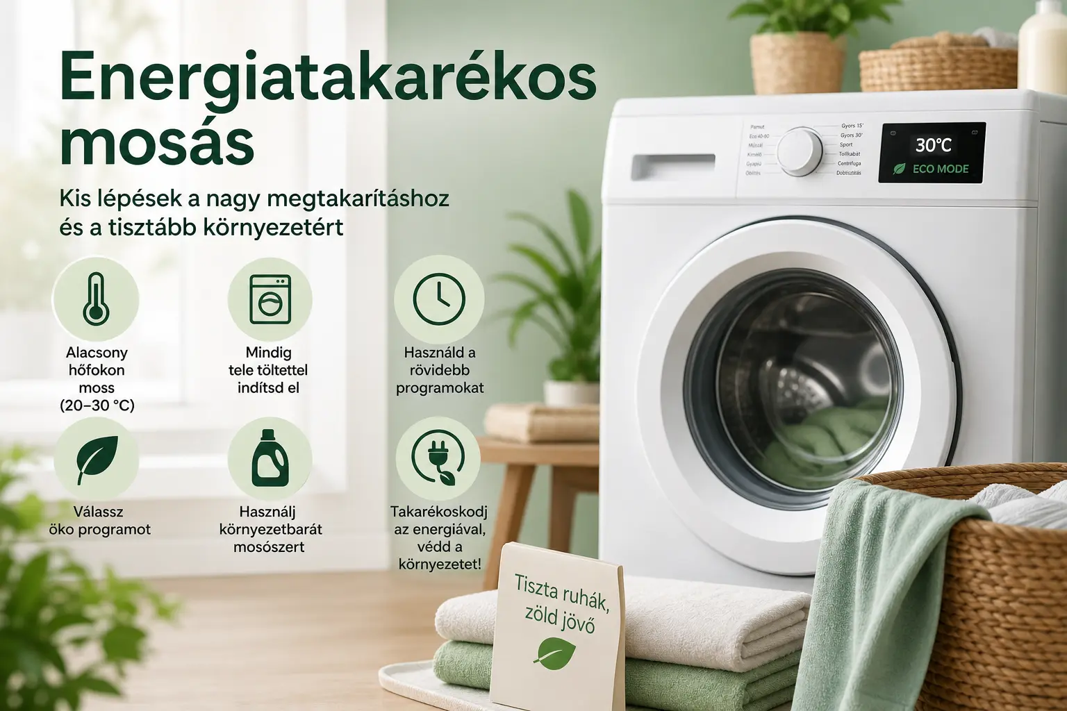 30 és 40 fokos mosás tudatos összehasonlítása 30 fokos és 40 fokos mosás összehasonlítása energiatakarékos mosási rutinhoz